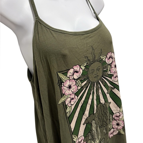 TORRID Soft Cami Mini Sleep Gown Desert Sky Olivine Size 0/L - Picture 4 of 13